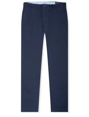 Washed Stretch Slim Fit Chino Navy