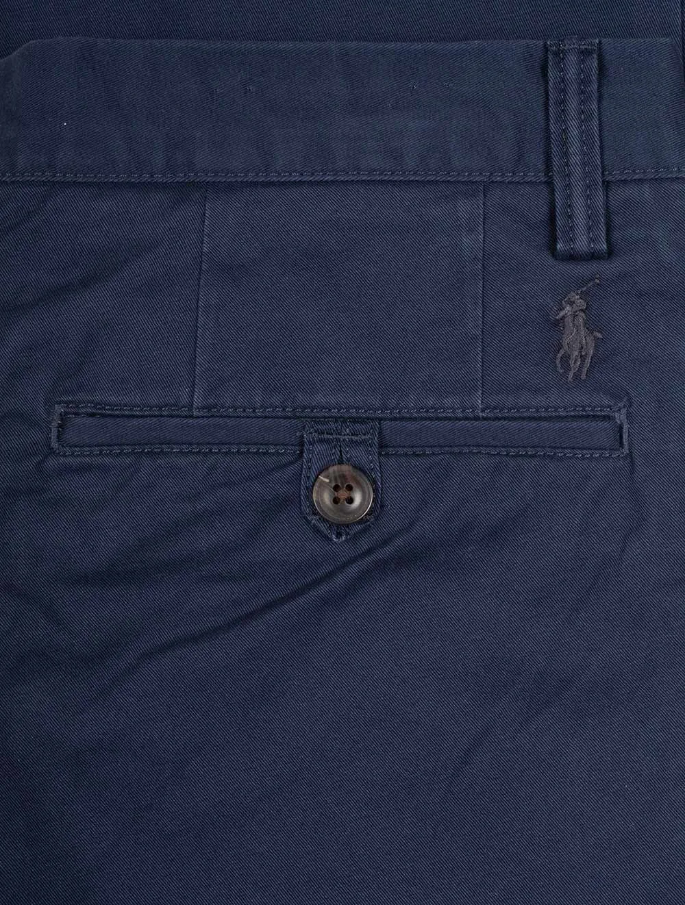 Washed Stretch Slim Fit Chino Navy