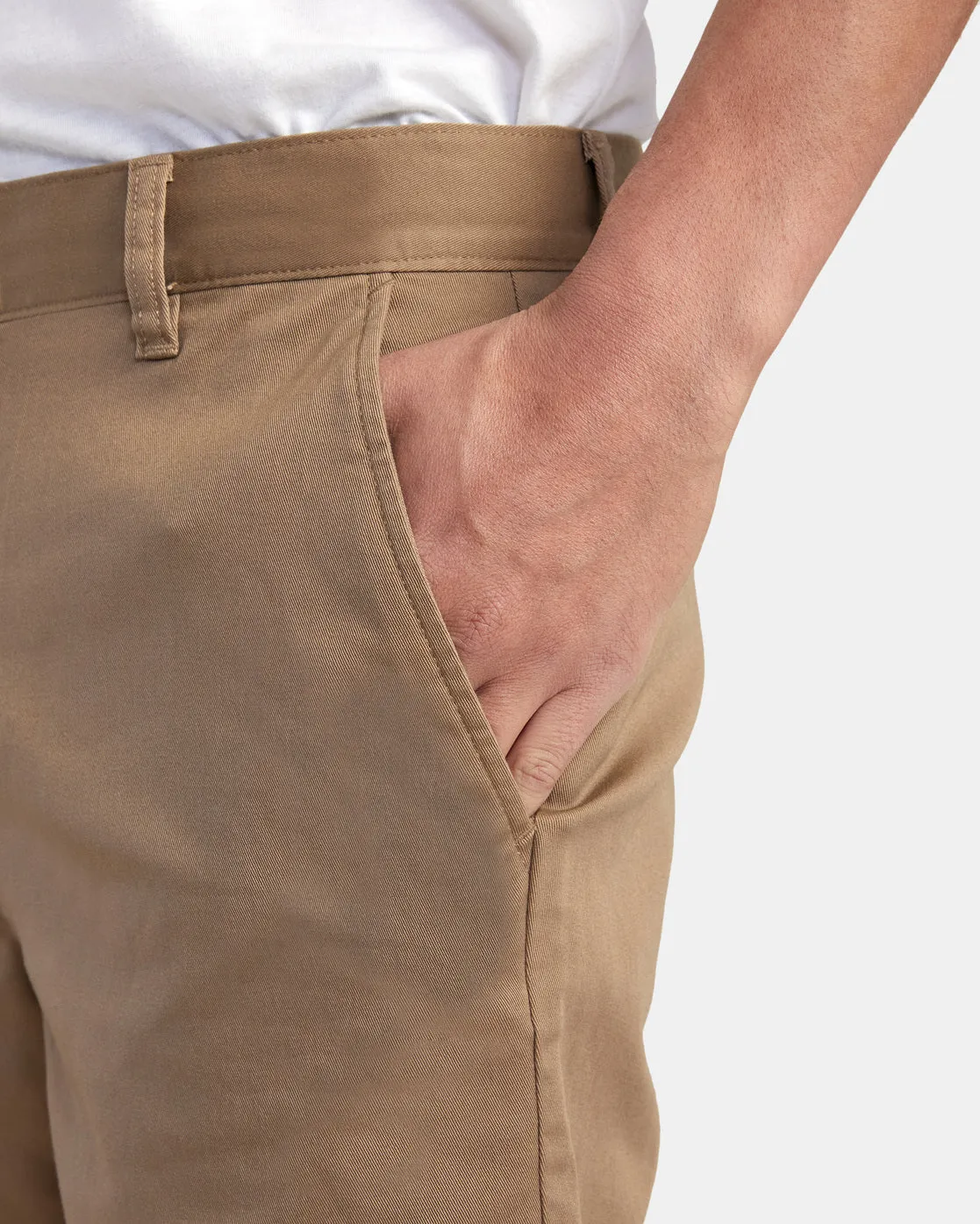 Week-End 20" Stretch Shorts - Dark Khaki