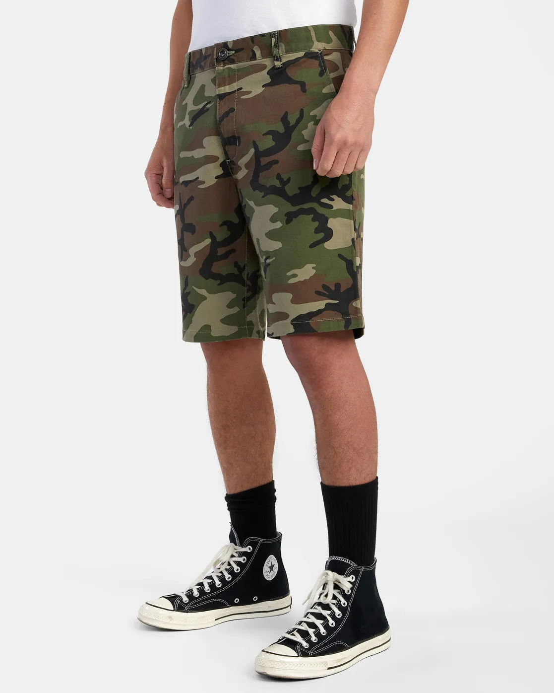 Week-End 20" Stretch Shorts - Woodland Camo