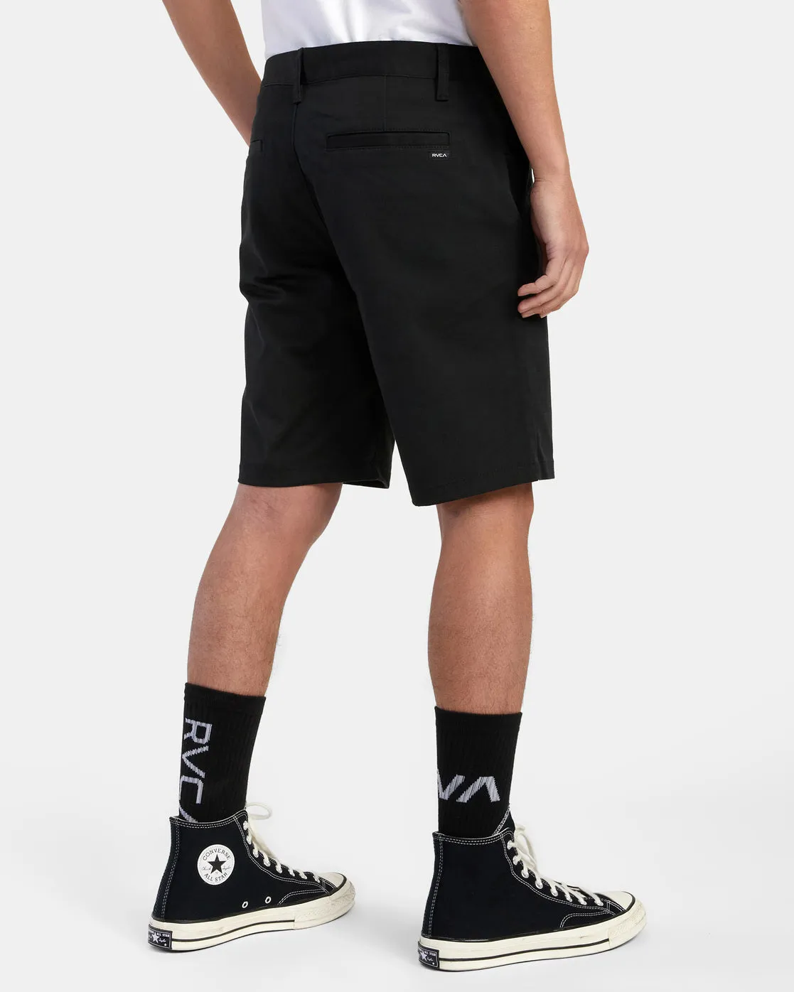 Weekend Stretch Chino Shorts 20" - Black