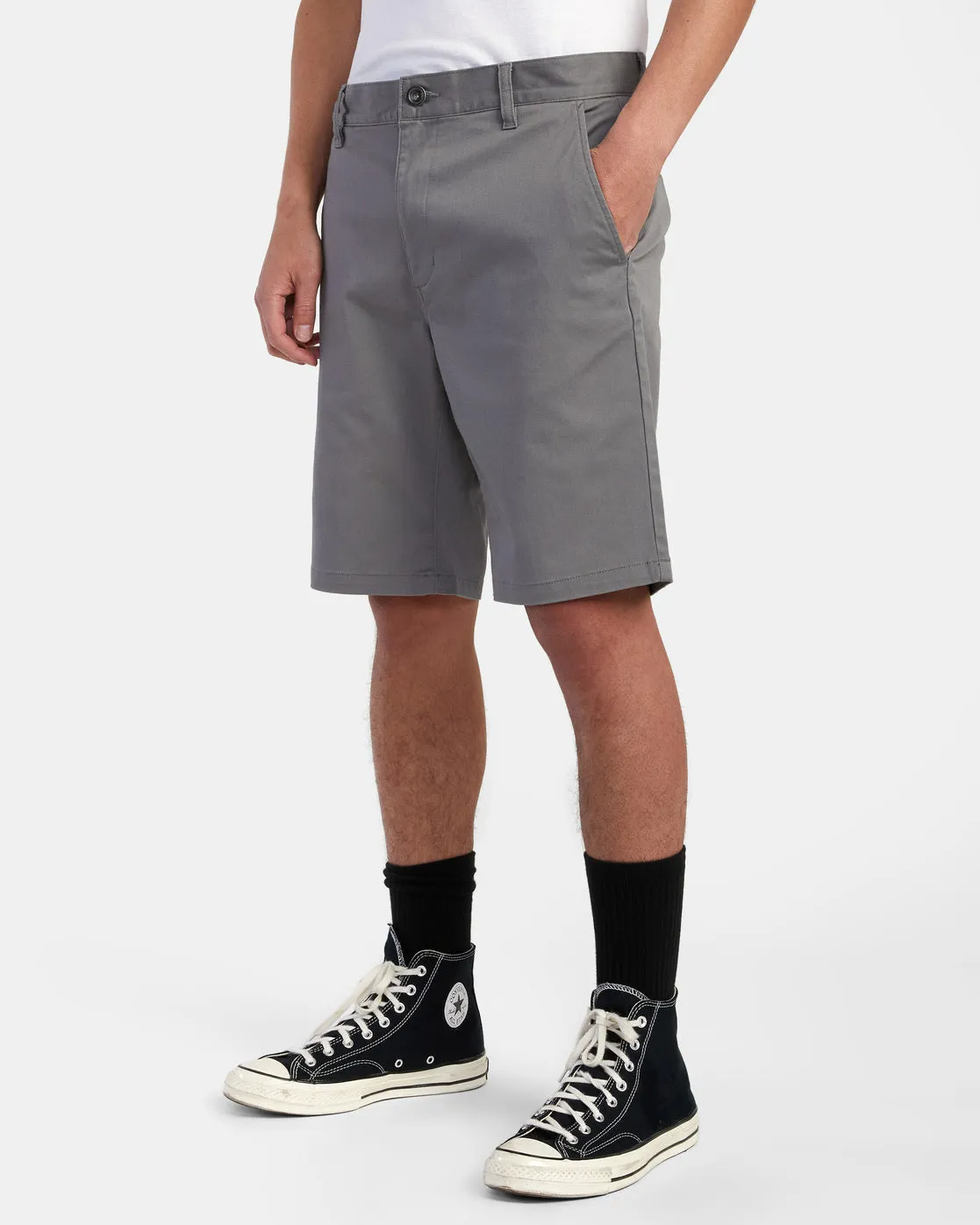 Weekend Stretch Chino Shorts 20" - Smoke