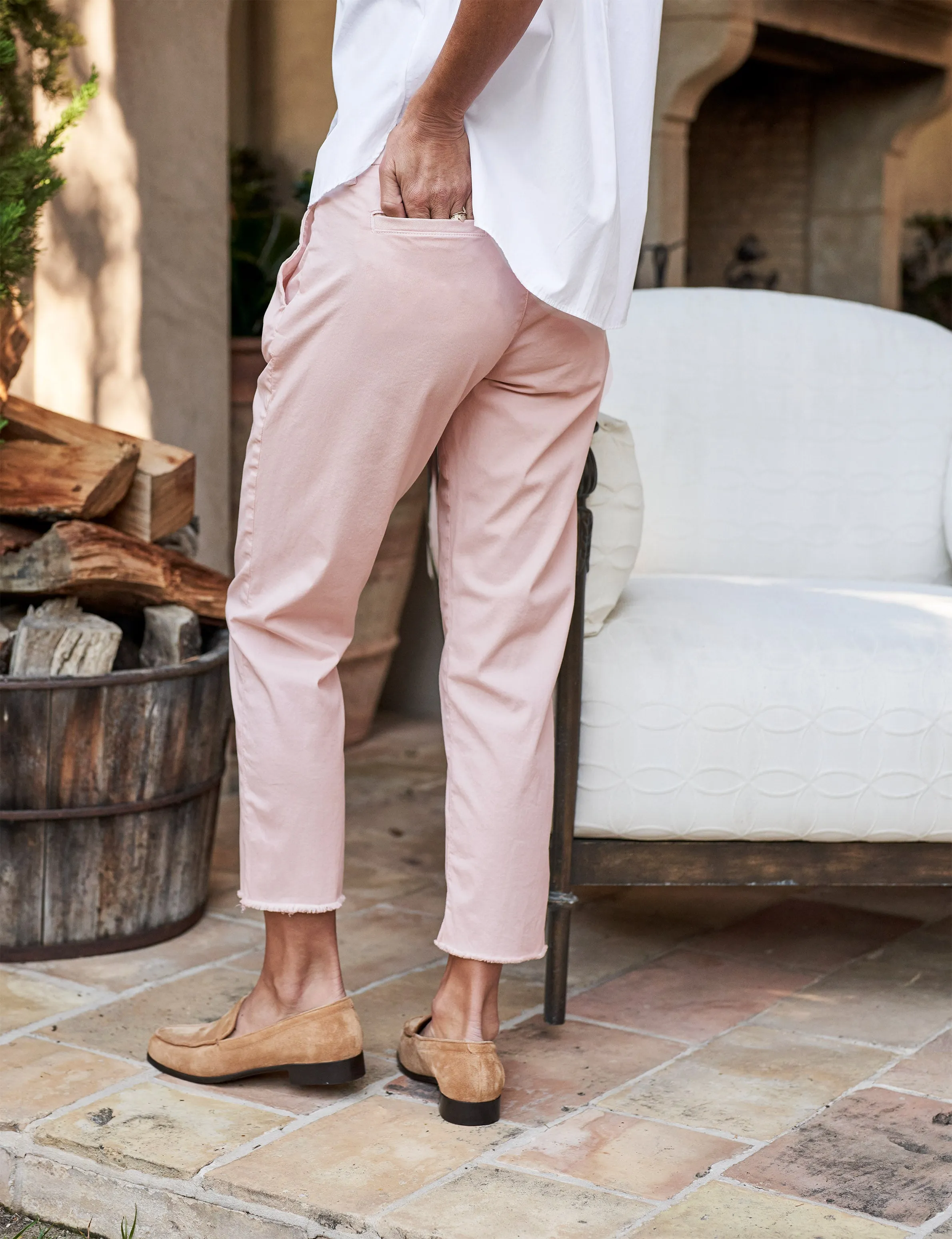 WICKLOW Vintage Rose, Italian Performance Twill