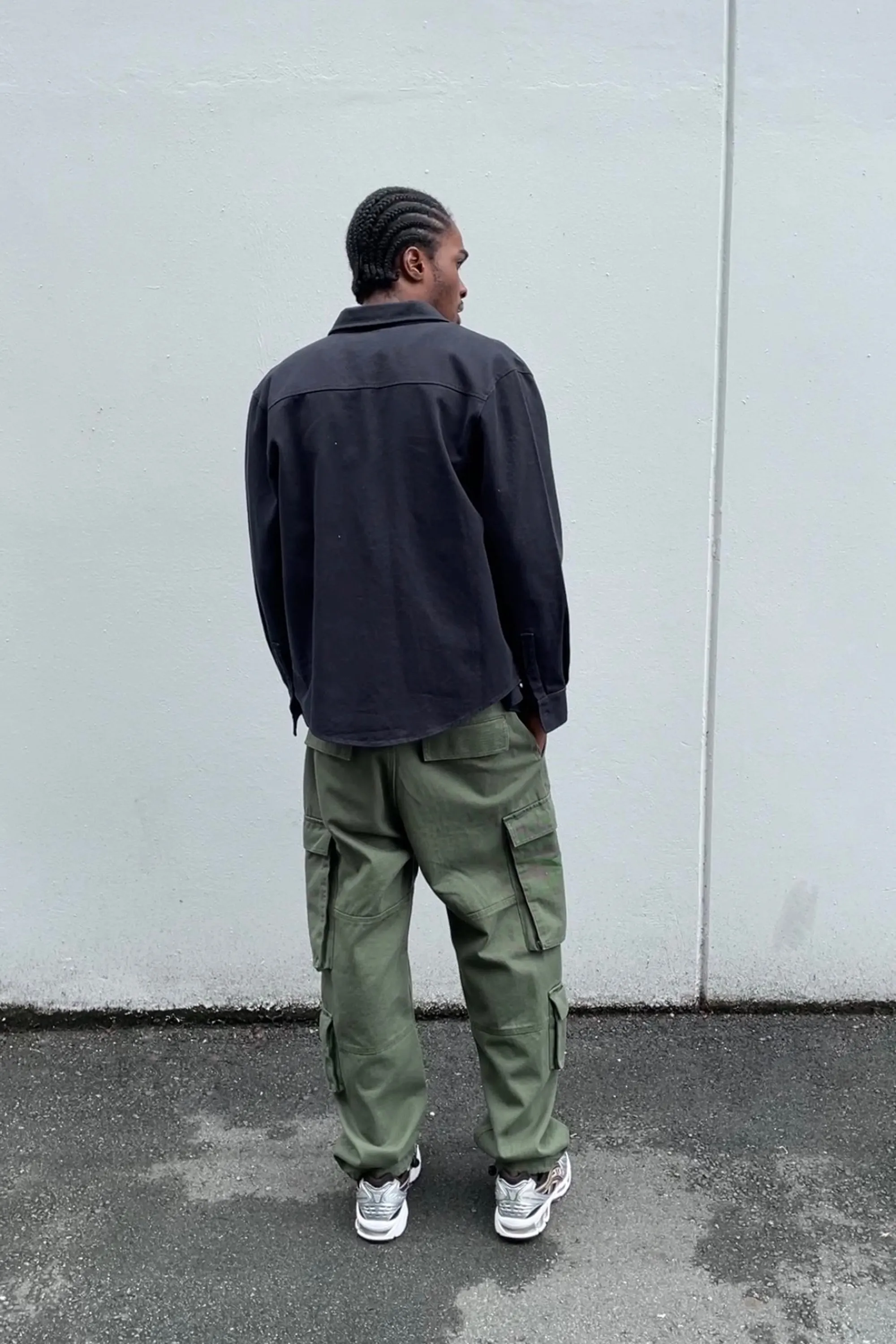 WIDE LEG CARGO CHINO PANT