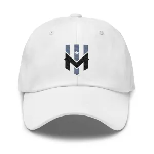 Wind Chill White Embroidered Dad Hat