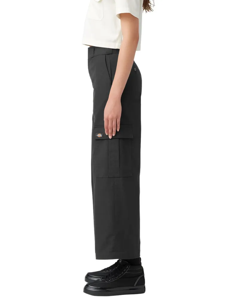 Women's Twill Crop Cargo Pants