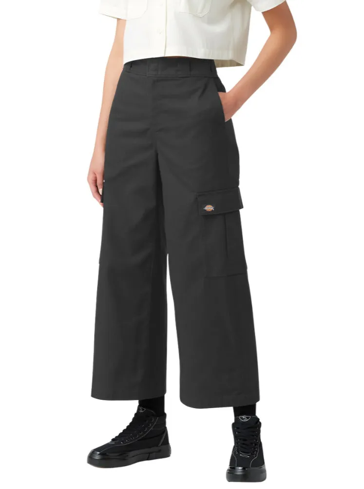 Women's Twill Crop Cargo Pants