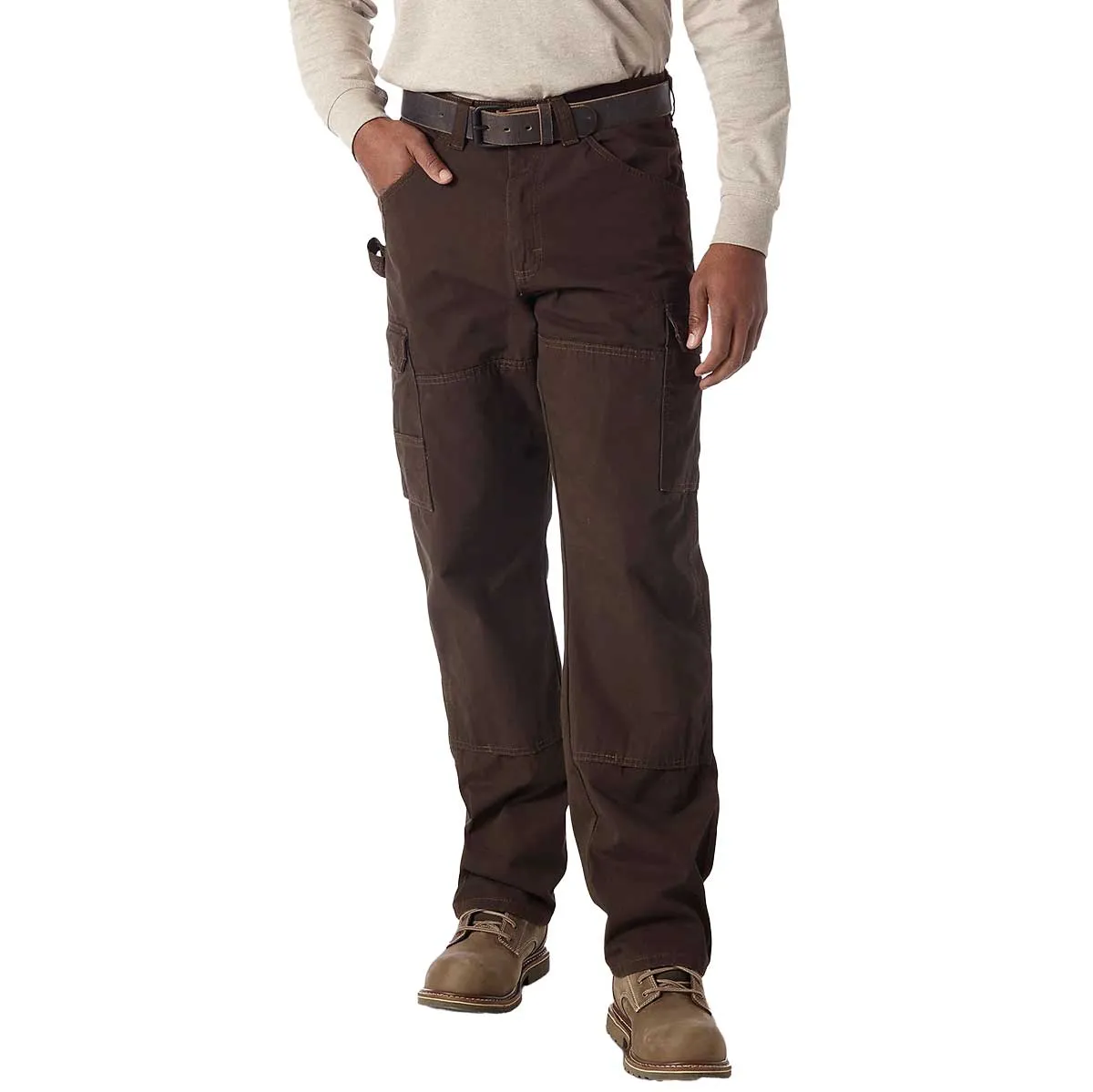 Wrangler Riggs Workwear Ripstop Ranger Cargo Pants, Dark Brown