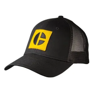 Yellow Block C Cap w/Black Mesh