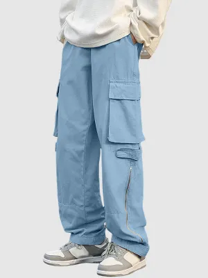 Zipper-leg versatile cargo pants